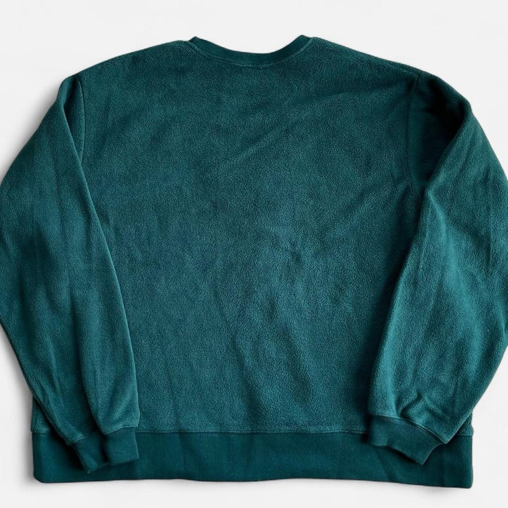 Vintage Disney Green Fleece Embroidered Tigger Crewneck Sweatshirt Sweater - Picture 5 of 5
